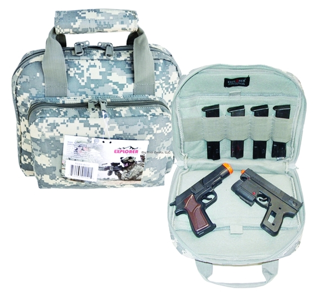 Picture of Explorer Padded Double Pistol Case Acu Camo