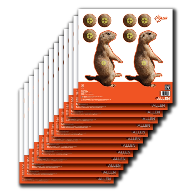 Picture of  Ez-Aim 15210 High-Quality  Prairie Dog Paper Hanging 8" X 8" Multi-Color 13 PK