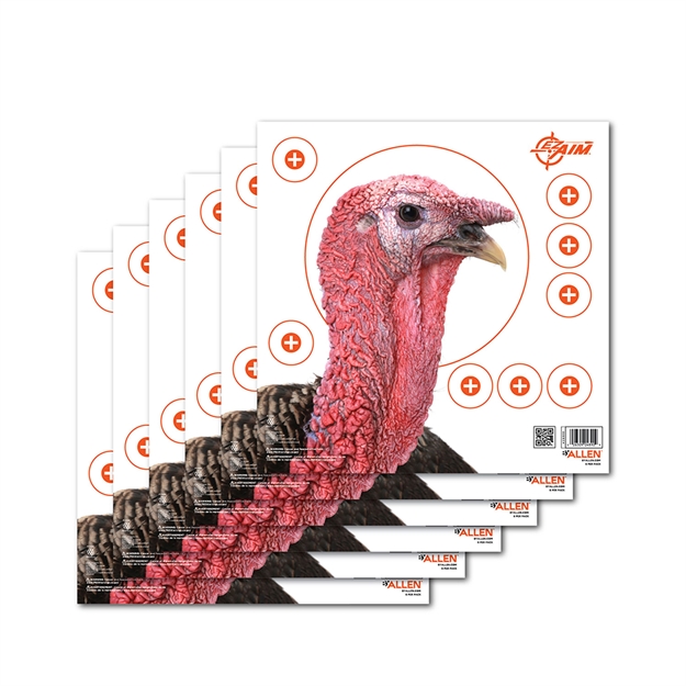 Picture of Allen 15322 EZ Aim Four Color Paper 12" X 12" Turkey 6 Per Pack