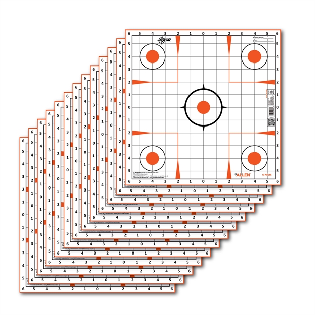 Picture of Allen Company Inc., The Ezaim Paper Sight-In Grid 12X12 13Pk 15333 026509048138