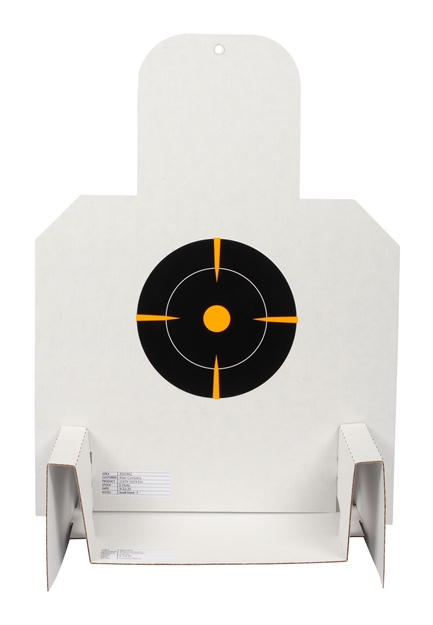 Picture of Ez-Aim 15379 Ez-Aim Splash Shooting Kit Paper Silhouette Black/Orange 6 Per Pkg