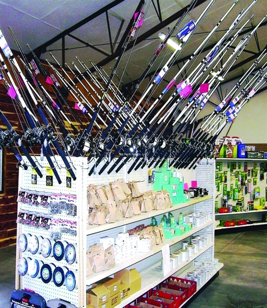 Picture of EZ Rod Peg Board Rod Holder 45 Degree