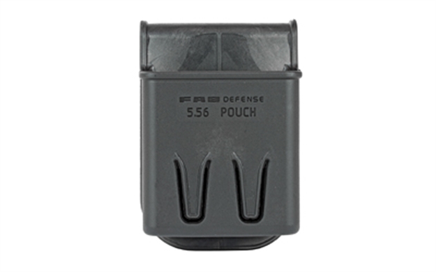 Picture of Fab Defense Fx556p M4 Mag Pouch Compatible W/ M16/ M4/ Ar-15 Belt Mount Black Polymer Ambidextrous FX-556P