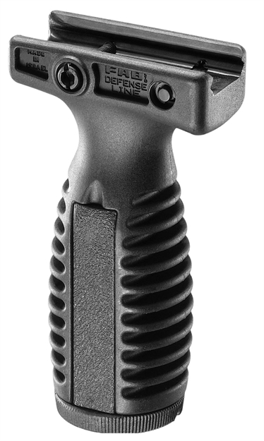 Picture of Fab Defense Fxtal4b Tl-4 Tactical Vertical Foregrip Ergonomic & Ventilated W/Waterproof Anti Rattle Storage Compartment Black Fiberglass Reinforced Polymer FX-TAL4B