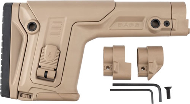 Picture of F.A.B. Defense Defense Rapid Adjustmnt Precision Stock Fde AR Pltfrm! FXRAPST