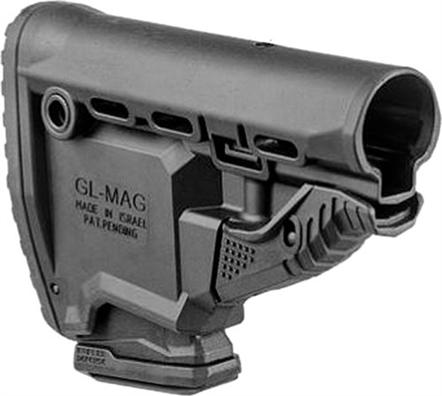 Picture of F.A.B. Defense Defense Survival Ar-15 Buttstock W/Mag Carrier Black