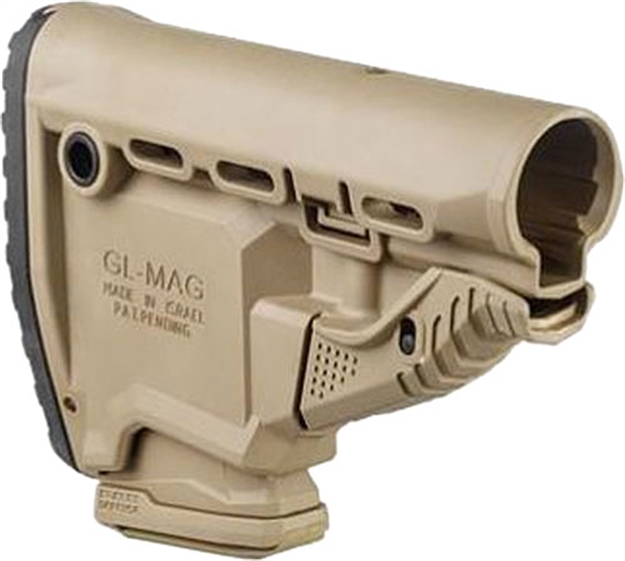 Picture of F.A.B. Defense Defense Survival Ar-15 Buttstock W/Mag Carrier Fde