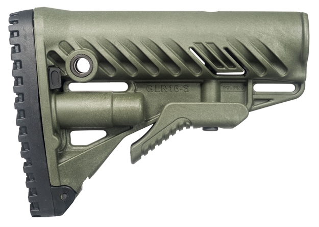 Picture of Fab Defense Defense Glr-16 Ar-15/ M16 Buttstock Green FX-GLR16G