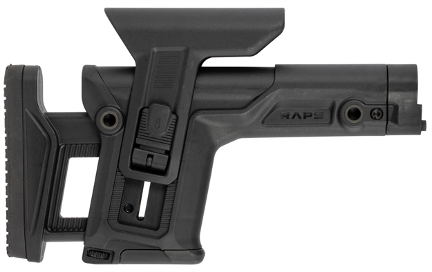 Picture of Fab Defense Fxraps Raps Rapid Adjustment Precision Stock Integrated Cheek-Rest & Adjustable Lop Ambidextrous 1Latch System Black Polymer FX-RAPS 7290111586125