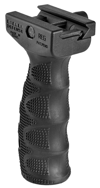 Picture of Fab Defense Fxregb Reg Ergonomic Rubberized Tactical Foregrip W/Waterproof Storage Compartment Black Latex & Reinforced Polymer FX-REGB 7290105940117
