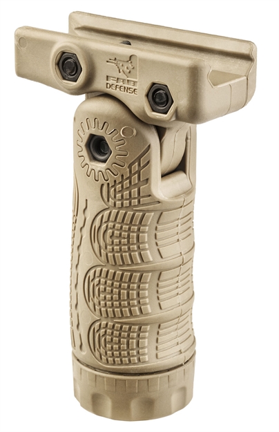 Picture of  Fab Defense (Usiq) Fx-Tflt T-Fl  7-Position Vertical Foregrip T-Fl Polymer Flat Dark Earth