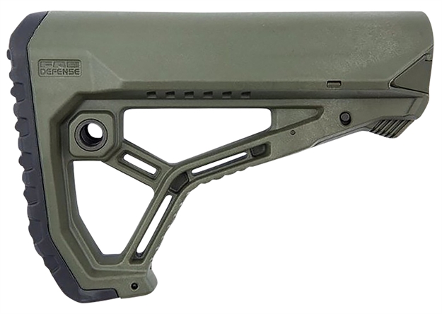 Picture of  Fab Defense Fxglcoreg Ar15/M4 Buttstock For Mil-Spec And Commercial Tubes  Olive Drab Green