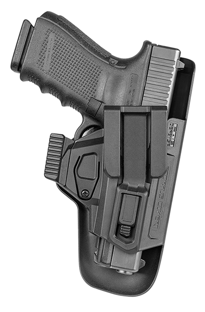 Picture of Fab Defense Sccg9b Scorpus Covert  Iwb Black Polymer Belt Clip Compatible W/Glock 17/19/23/32 Belt 1.50-1.75" Wide Right Hand SC-CG9B