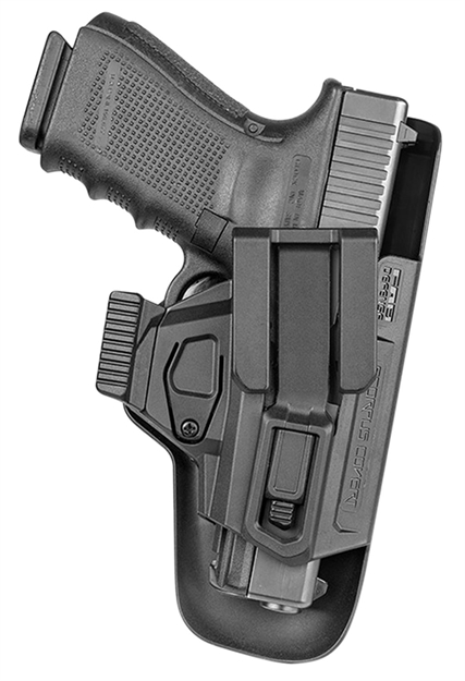 Picture of Fab Defense Sc-Cg9lhb Scorpus Covert  Inside-The-Waistband Holster LH Compatible With Glock 17/19/22/23/26/27/31/32/33 Polymer Black
