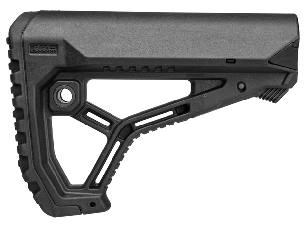 Picture of Fab Defense Fxglcoreb Gl-Core  Buttstock For Ar-15/ M4 Black Fiberglass Reinforced Polymer FX-GLCOREB