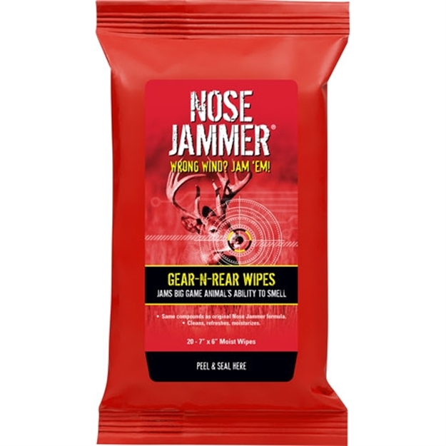 Picture of Nose Jammer Jammer Gear And Rear Wipes 7"X6" 20 Wipes Per Pack 3120 851651003120