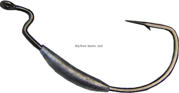 Picture of Falcon Gamakatsu Bait-Jerker Superline Series Weighted Hook, Size 4/0, 3/32 Oz, Extra Wide Gap, 4 Per Pack