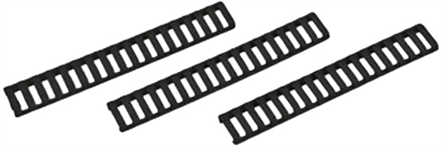 Picture of Ergo 4373Bk Low-Pro Ladder Rail Covers Rifle 18 Slot Black Rubber 3 Pack 43733PKBK 874748001908