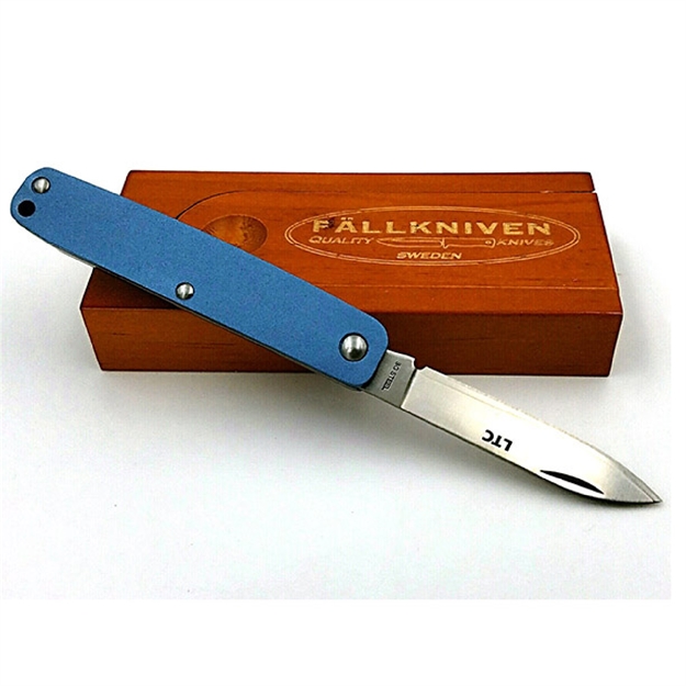 Picture of Fallkniven Ltc Folder 2.2 IN Satin Blade Blue Aluminum Hndl