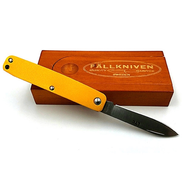 Picture of Fallkniven Ltc Folder 2.2 IN Satin Blade Orange Aluminum Hnd