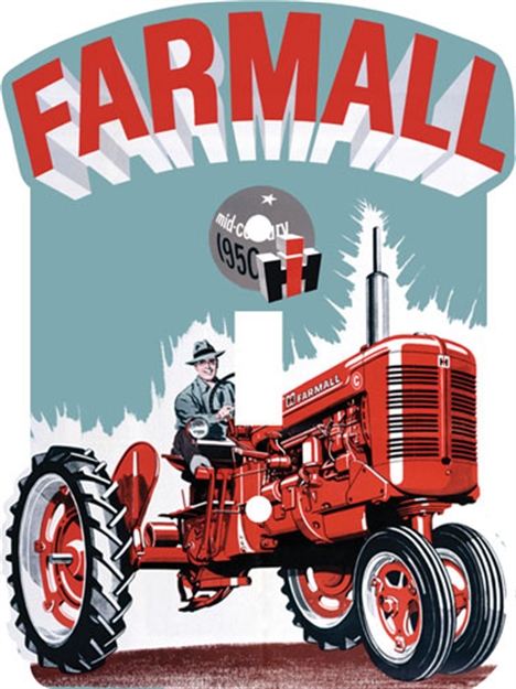 Picture of Farmall  Road Brands Die Cut Sngle Switch Plate  Tractor