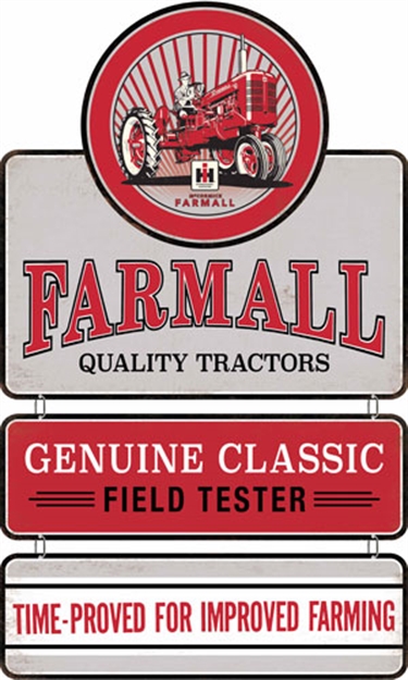 Picture of Farmall  Road Brands Linked Emb Tin Sign  Linked Sign