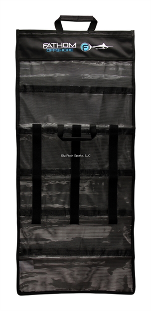Picture of Fathom 6 Pocket Roll UP Lure Bag, Black Mesh, Large