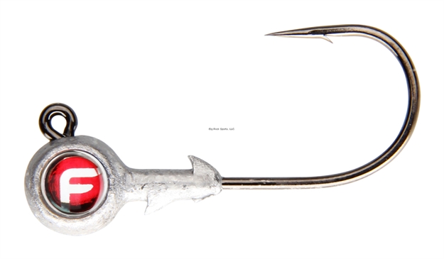 Picture of Fathom Bug Eye Jig Head 1/4Oz Lead Red, 4 Pack