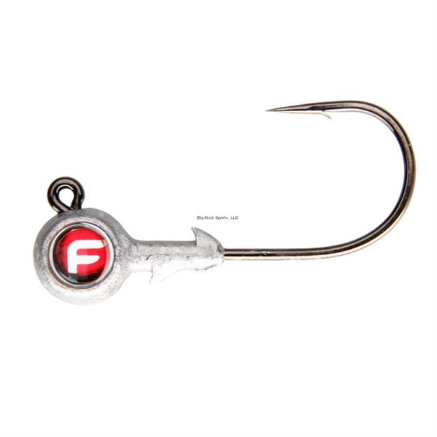 Picture of Fathom Bug Eye Jig Head 1/8Oz Lead Red, 4 Pack