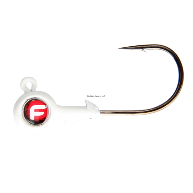 Picture of Fathom Bug Eye Jig Head 3/8Oz White, 4 Pack