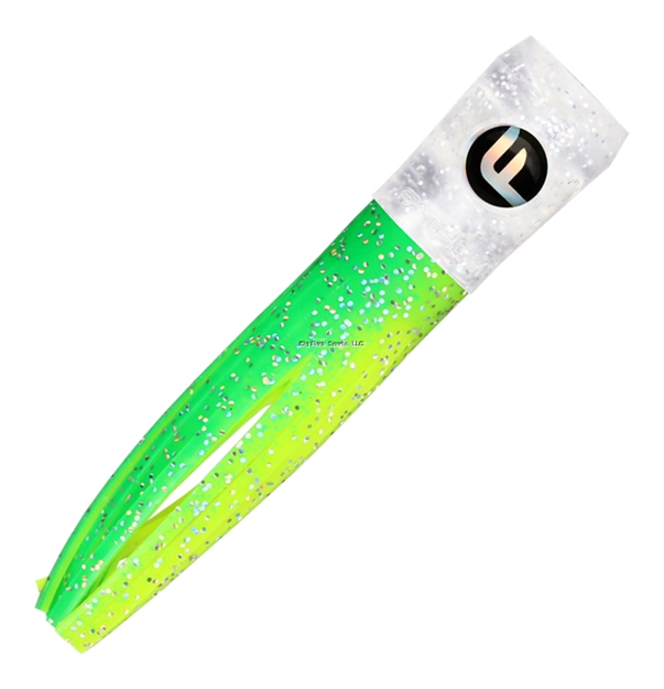 Picture of Fathom Mini Soft Chugger 4" Glitter Head, Green Chartreuse, Holo Fleck