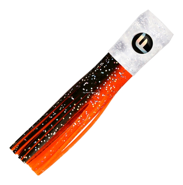 Picture of Fathom Mini Soft Chugger 4" Glitter Head, Orange Black, Holo Fleck