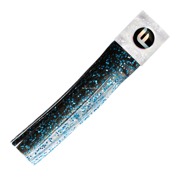 Picture of Fathom Mini Soft Flat 4" Glitter Head, Black Clear, Blue Fleck