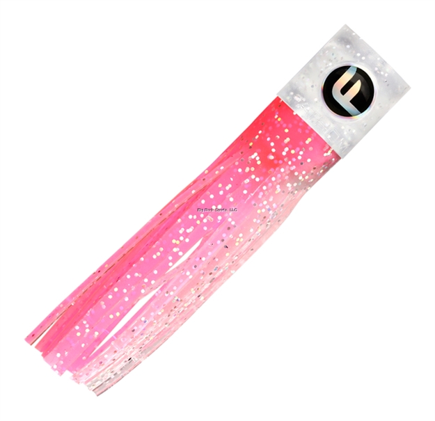 Picture of Fathom Mini Soft Flat 4" Glitter Head, Pink Clear, Holo Fleck