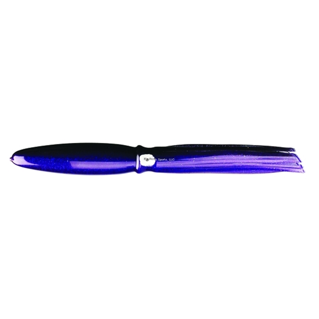 Picture of Fathom Offshore Bulb Squid Trolling Skirt, 11", Purple With Black Back & Heavy Silver Fleck Inner