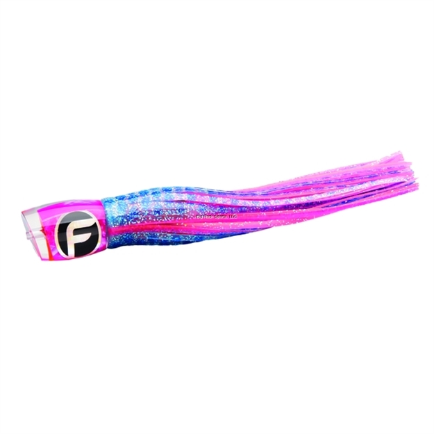 Picture of Fathom Offshore Calico Jack Slant Medium Trolling Lure, 9", 5 1/2 Oz, Angel Wing Hot Pink Shell