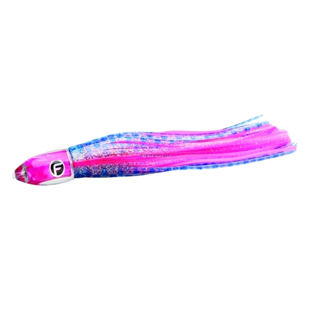 Picture of Fathom Offshore Double O' Medium Trolling Lure, 9", 4 1/2 Oz, Angel Wing Hot Pink Shell