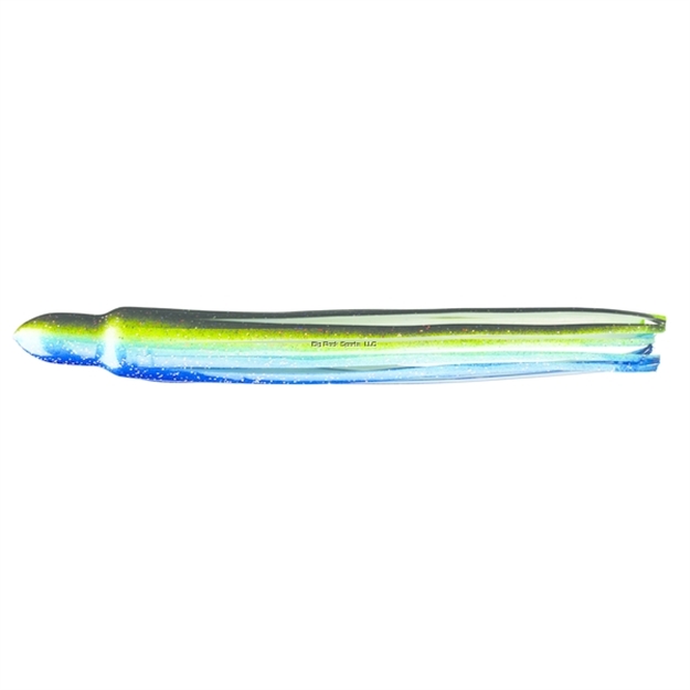 Picture of Fathom Offshore Octopus Trolling Skirt, 1 1/4" X 12", Black TO Chartreuse TO Blue
