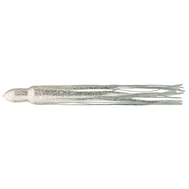 Picture of Fathom Offshore Octopus Trolling Skirt, 1" X 9", Clear With Chrome Fleck