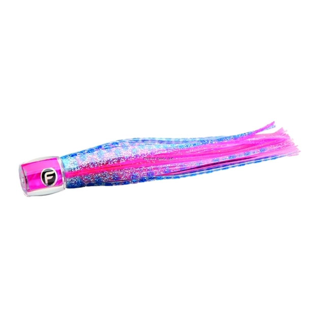 Picture of Fathom Offshore Same Ole' Roll Medium Trolling Lure, 9", 3.8 Oz, Angel Wing Hot Pink Shell