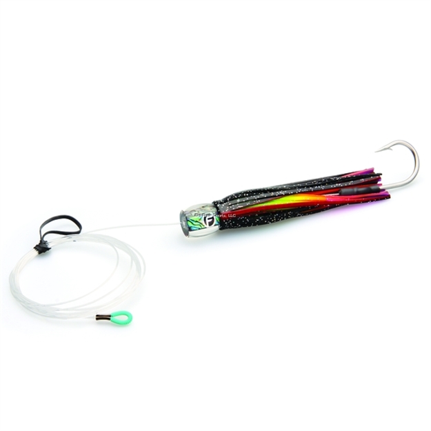 Picture of Fathom Offshore Same Ole' Roll Small Pre-Rigged Trolling Lure, 7 3/4", 2.1 Oz, 7/0 SS Hook, 8 FT 150Lb Mono, Natural Paua Shell