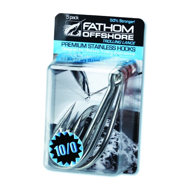 Picture of Fathom Offshore Trolling Lance SS Hks 10/0 5Pk