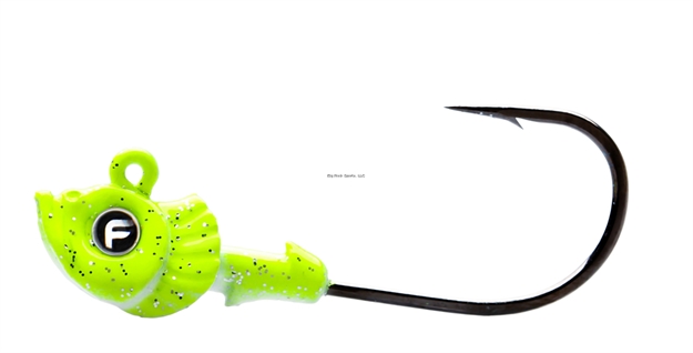 Picture of Fathom Pro-Select Jig Head 1/4Oz Chartreuse, 4 Pack