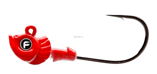 Picture of Fathom Pro-Select Jig Head 1/4Oz Red, 4 Pack