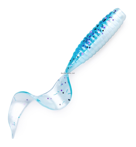 Picture of Fathom Squirrley Tail Grub 4" Jack Frost - 8 Pack