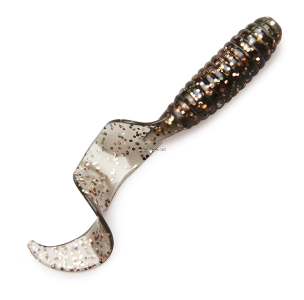 Picture of Fathom Squirrley Tail Grub 4" Rose Gold - 8 Pack