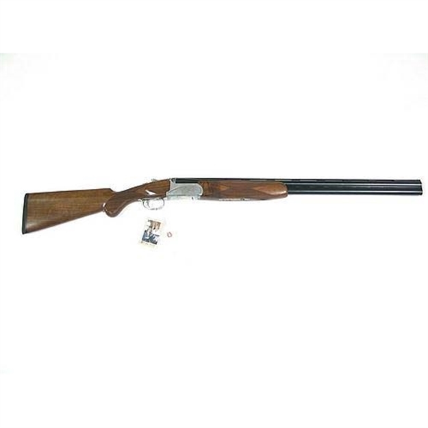 Picture of  Fausti Usa, Inc 15202 Caledon  20 Gauge 3" 2Rd 28" Blued Barrel, Engraved Stainless Rec, Wood Laser Grain Stock, Metallic Bead Sight 855185002116