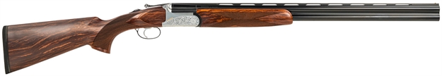 Picture of  Fausti Usa, Inc 15103 Caledon  12 Gauge 3" 2Rd 26" Blued Barrel, Engraved Stainless Rec, Wood Laser Grain Stock, Metallic Bead Sight 855185002093