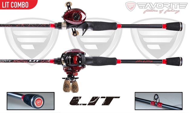 Picture of Favorite Pbf Lit 7'3" MH Casting Combo, Right 8 + 1Bb 7.0:1 Gear Ratio