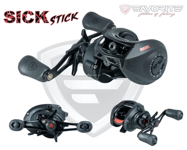 Picture of Favorite Pbf Sick Stick Baitcasting Reel (Left) 8 + 1 Bb, 6.4:1 Gear Ratio